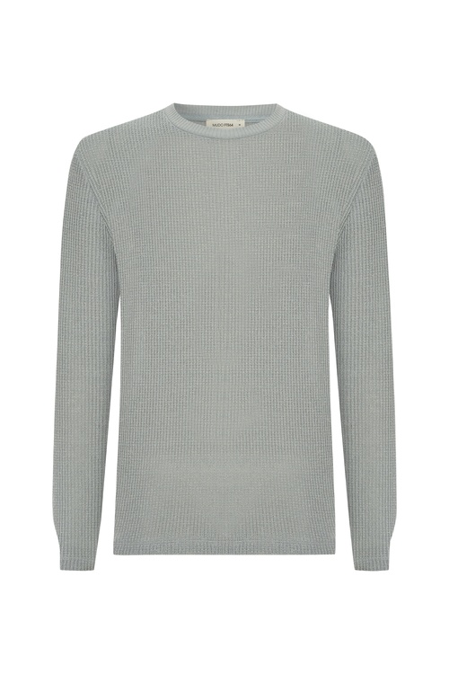  BİSİKLET YAKA FİTİLLİ SWEATSHIRT