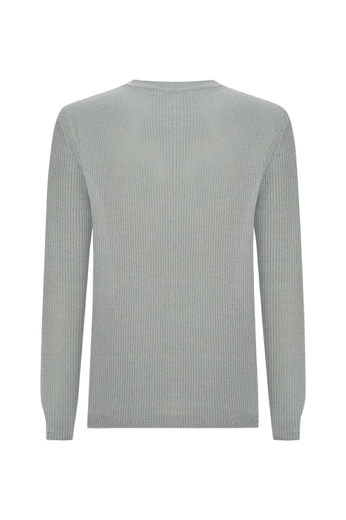  BİSİKLET YAKA FİTİLLİ SWEATSHIRT