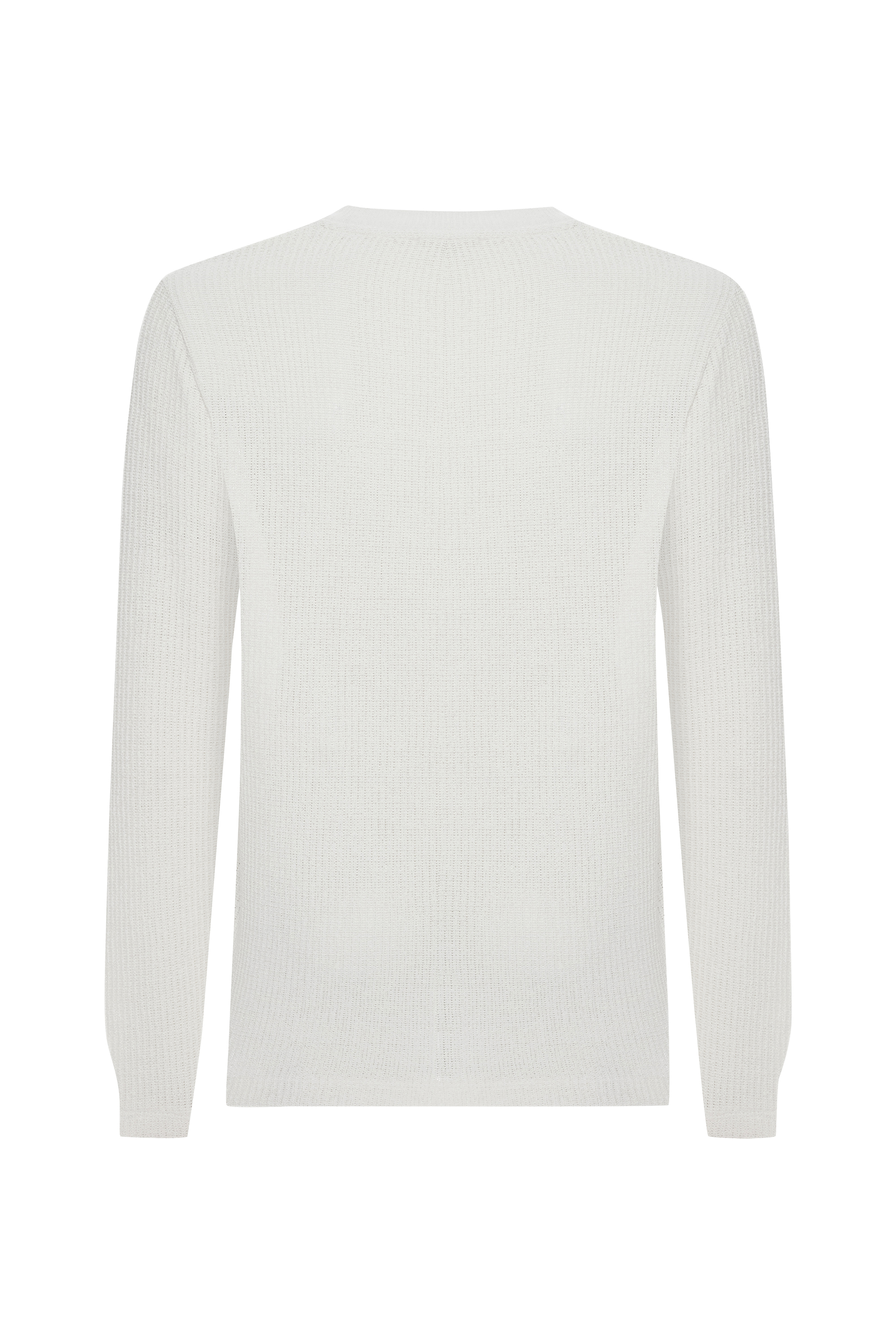 BİSİKLET YAKA FİTİLLİ SWEATSHIRT