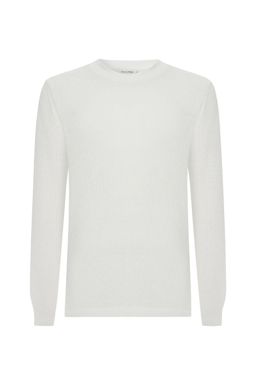  BİSİKLET YAKA FİTİLLİ SWEATSHIRT