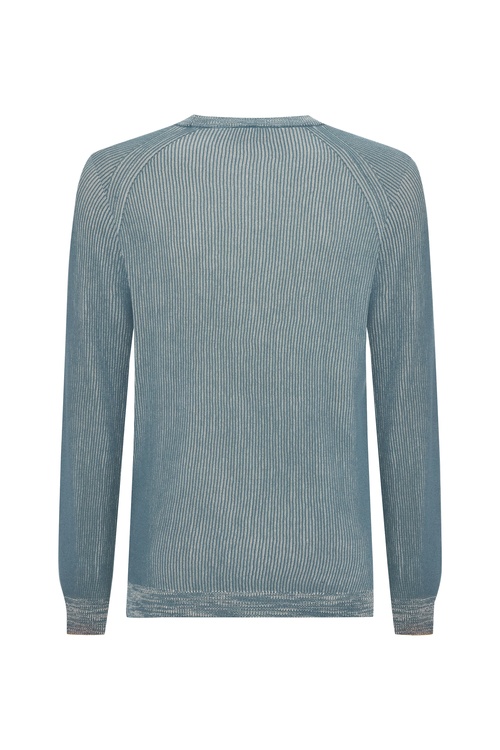  BİSİKLET YAKA FİTİLLİ TRİKO KAZAK