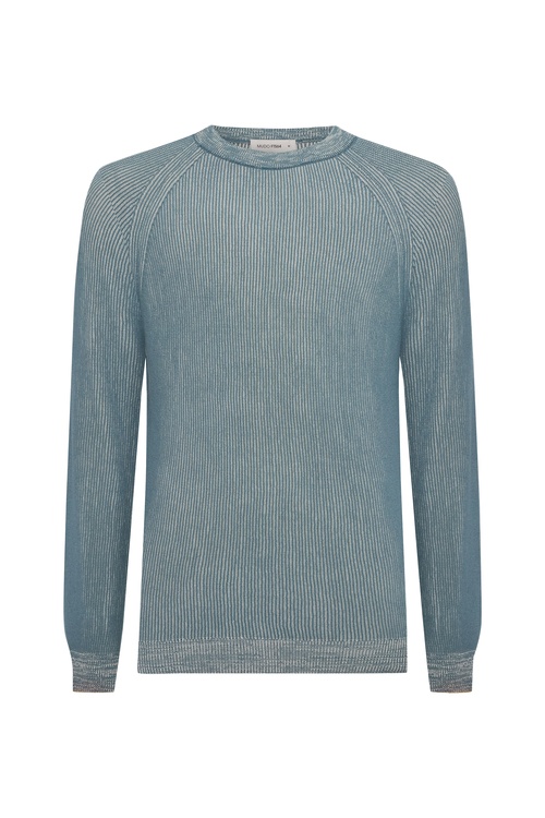  BİSİKLET YAKA FİTİLLİ TRİKO KAZAK