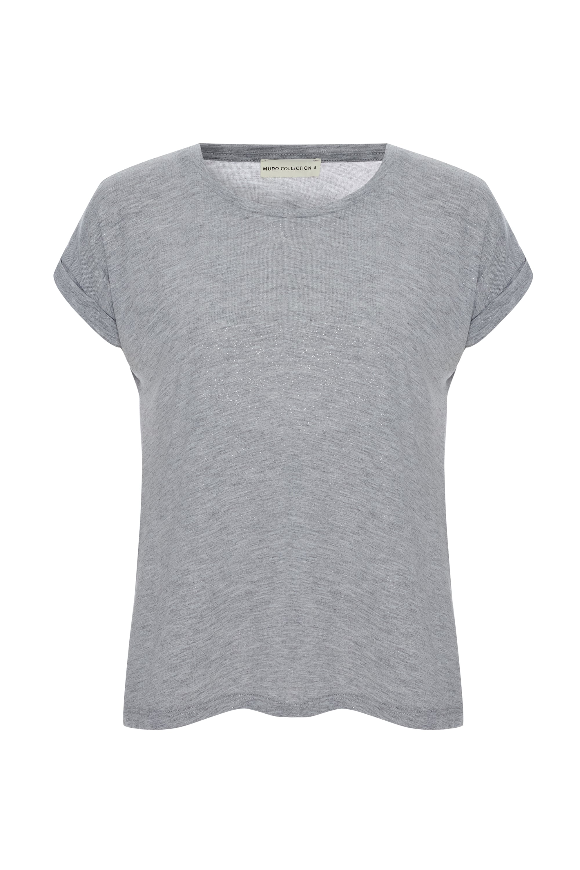 BİSİKLET YAKA DÜŞÜK KOL T-SHIRT