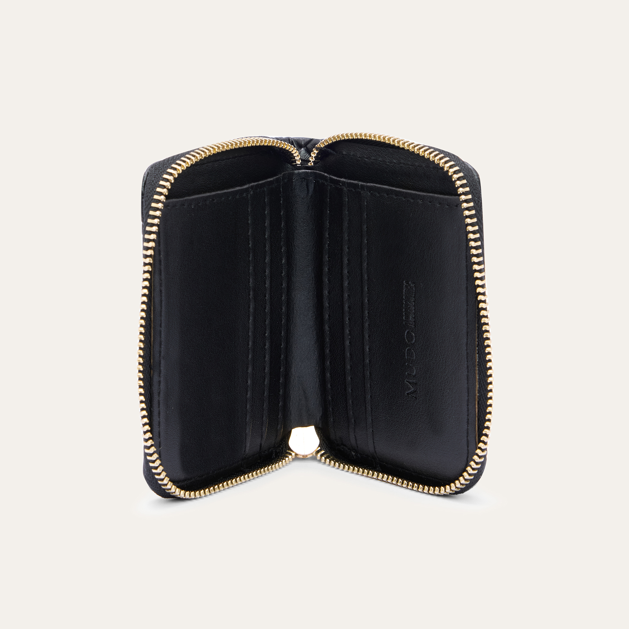 DERİ GÖRÜNÜMLÜ DESENLİ CÜZDAN