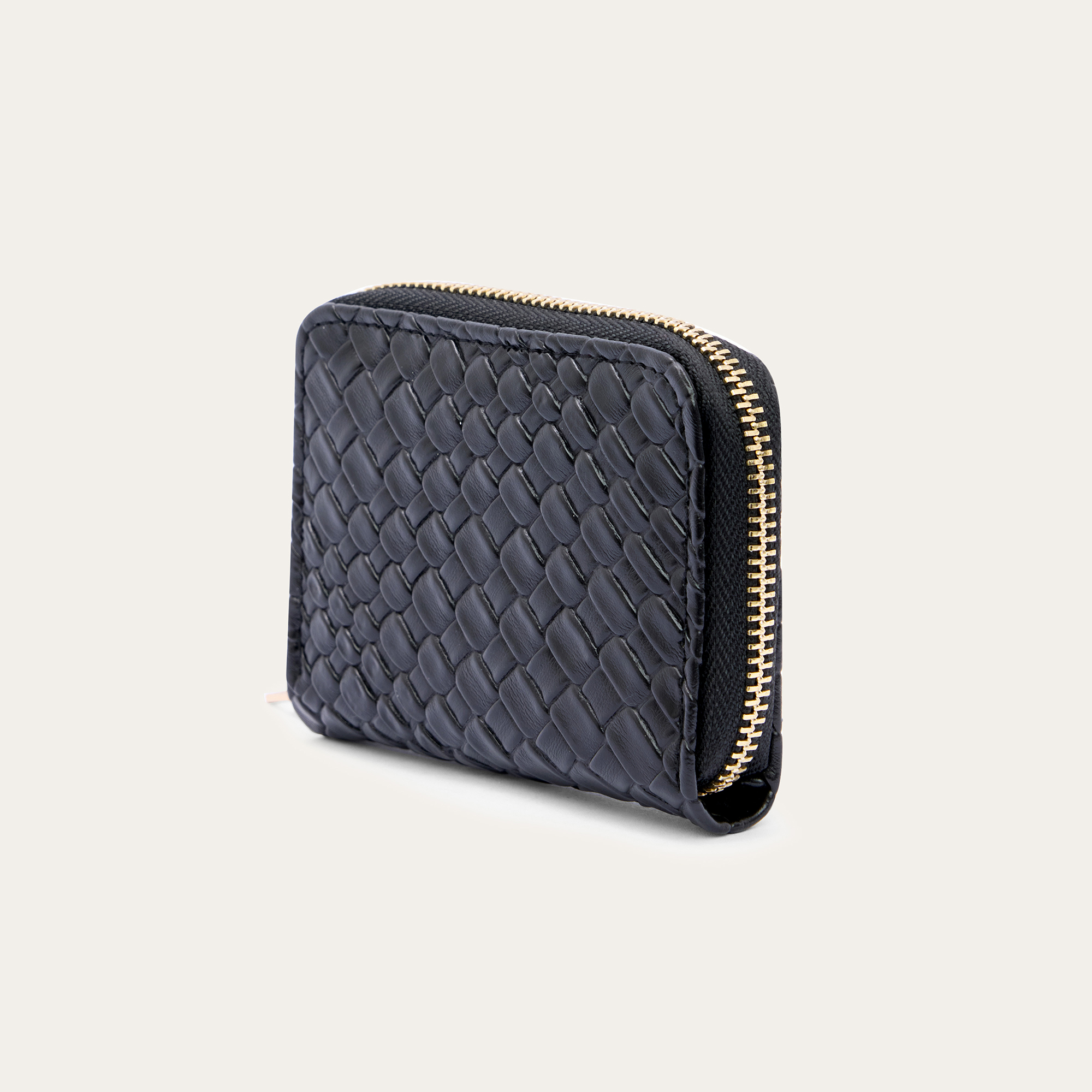 DERİ GÖRÜNÜMLÜ DESENLİ CÜZDAN