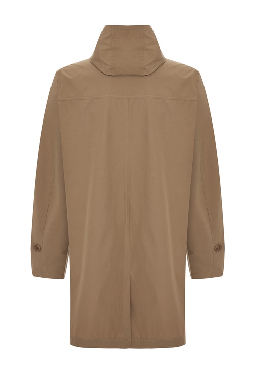  KAPÜŞONLU UZUN TRENÇKOT