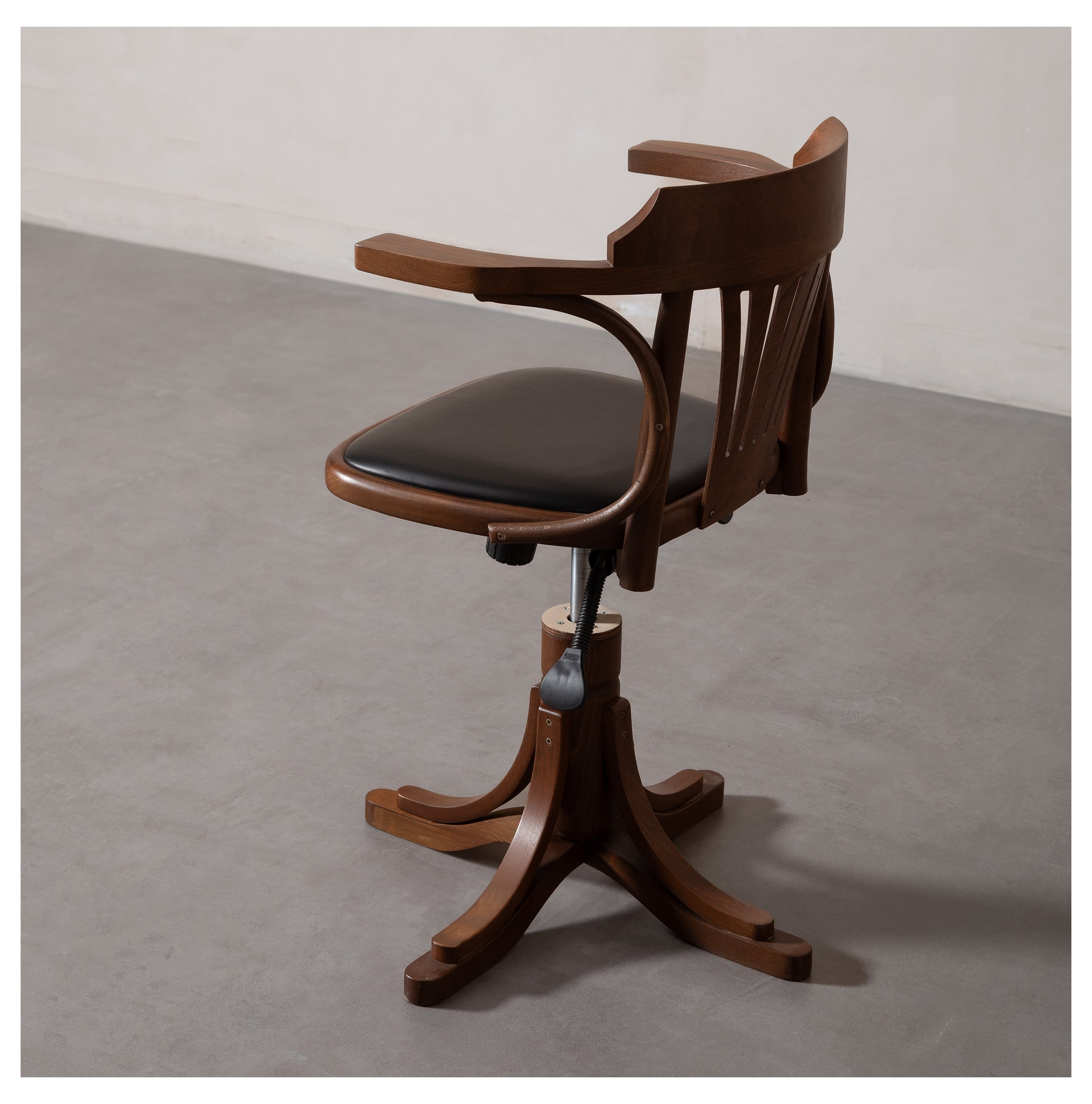 ORION MASİF AHŞAP ÇALIŞMA SANDALYESİ KIZIL