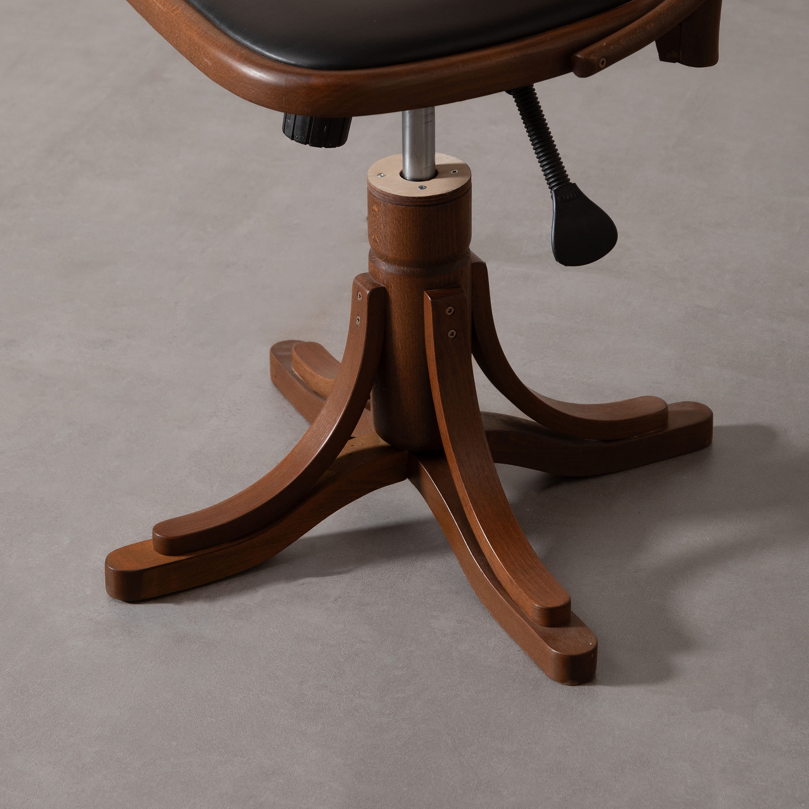 ORION MASİF AHŞAP ÇALIŞMA SANDALYESİ KIZIL