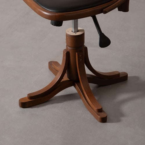  ORION MASİF AHŞAP ÇALIŞMA SANDALYESİ KIZIL