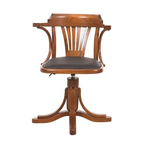  ORION MASİF AHŞAP ÇALIŞMA SANDALYESİ KIZIL