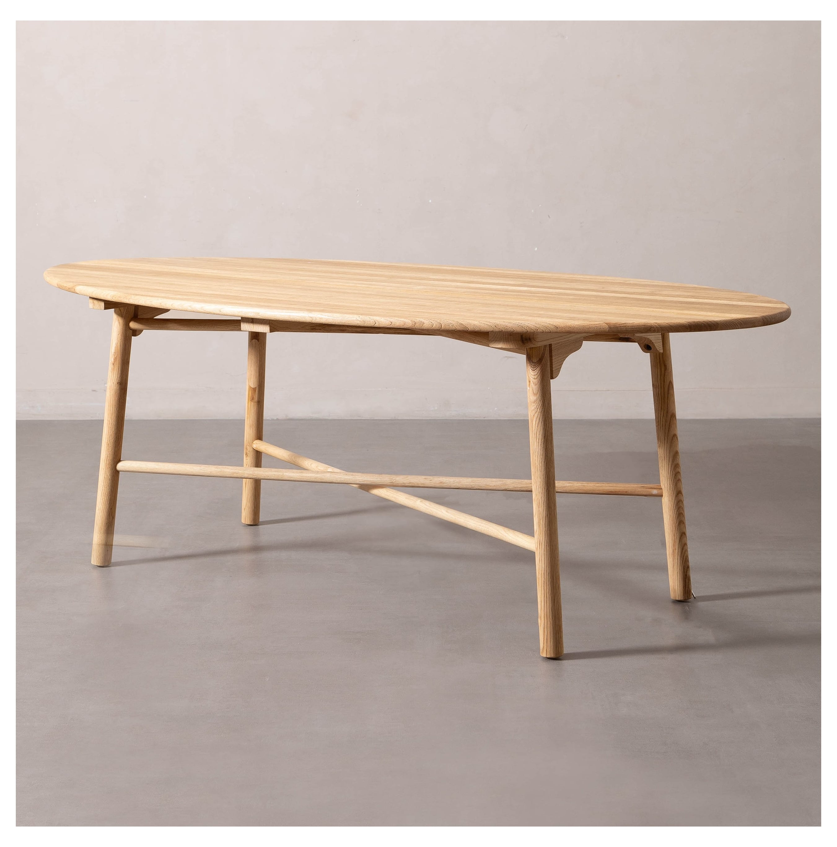 LEO MASİF AHŞAP YEMEK MASASI KESTANE 110X220