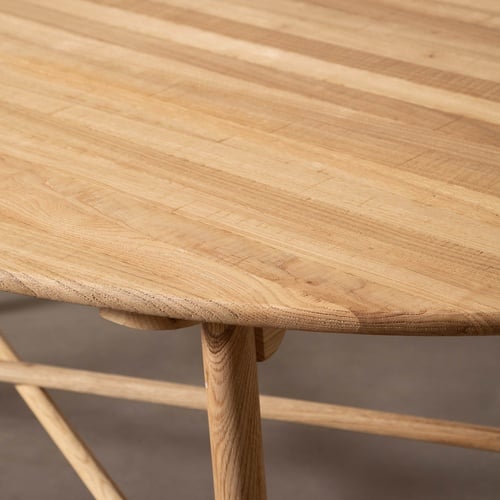  LEO MASİF AHŞAP YEMEK MASASI KESTANE 110X220