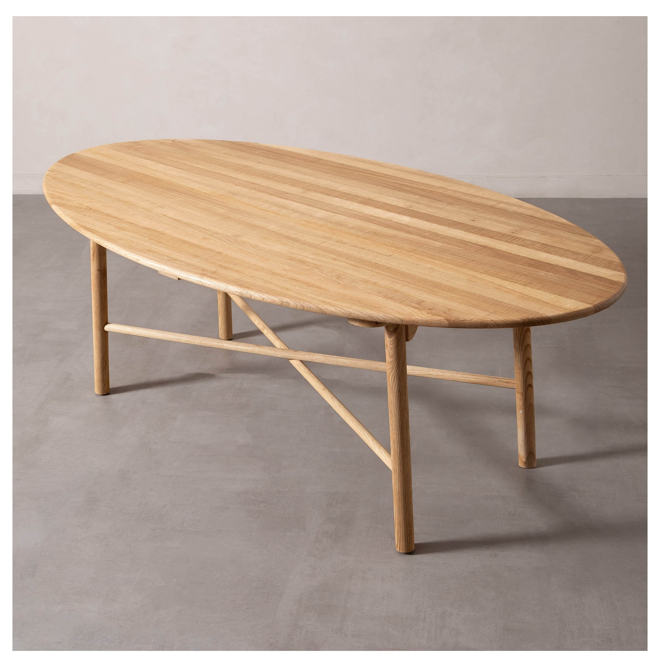 LEO MASİF AHŞAP YEMEK MASASI KESTANE 110X220