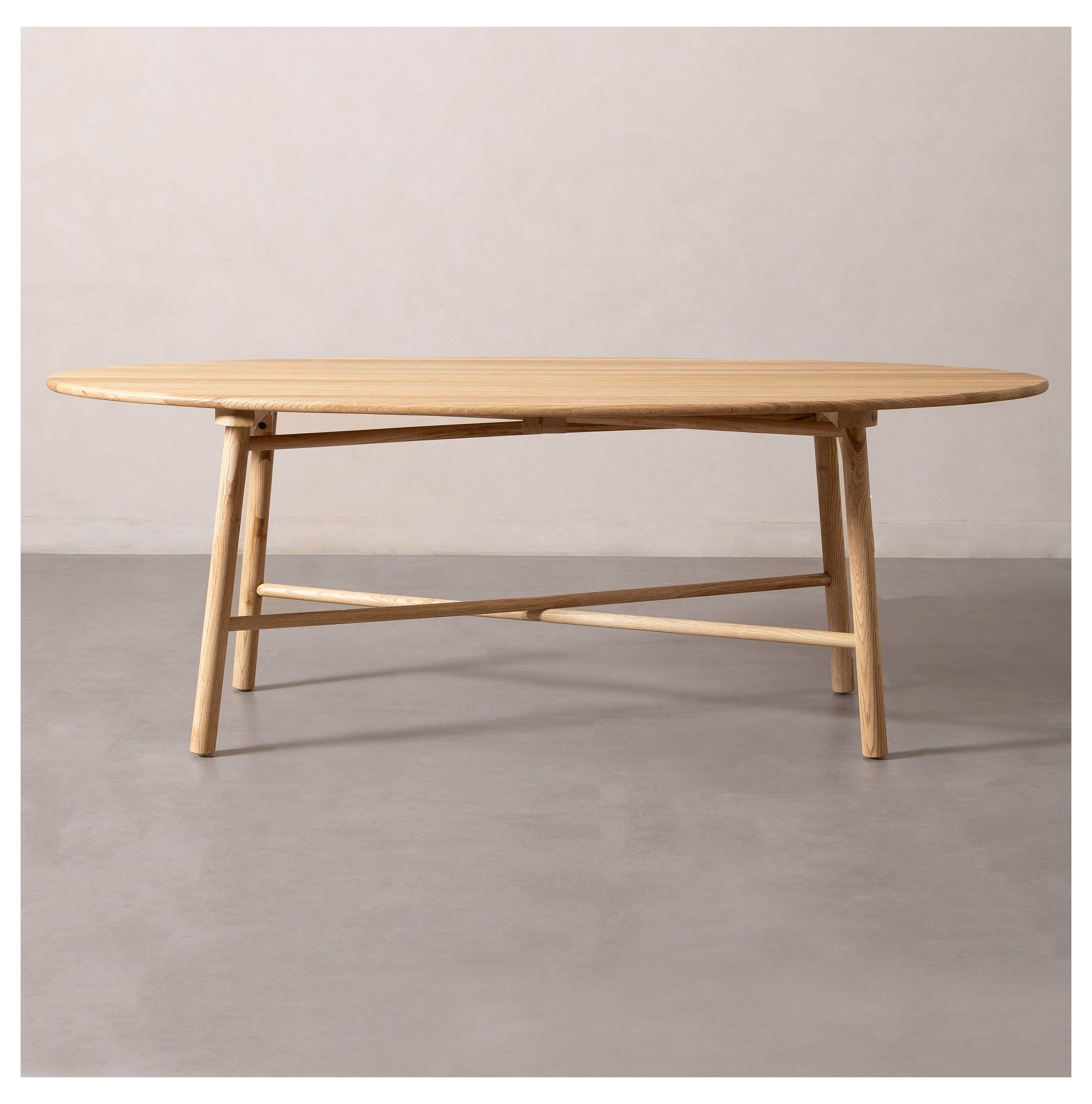 LEO MASİF AHŞAP YEMEK MASASI KESTANE 110X220