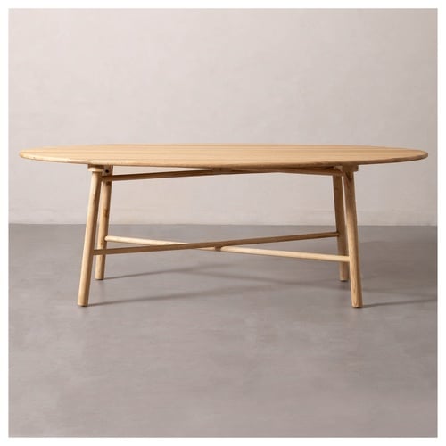  LEO MASİF AHŞAP YEMEK MASASI KESTANE 110X220