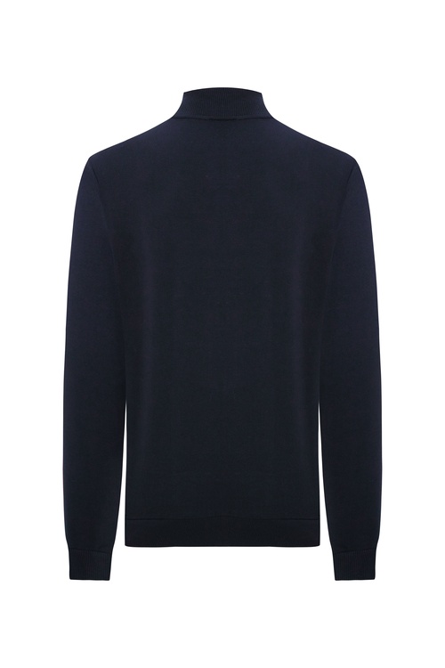  FERMUARLI DİK YAKA SWEATSHIRT