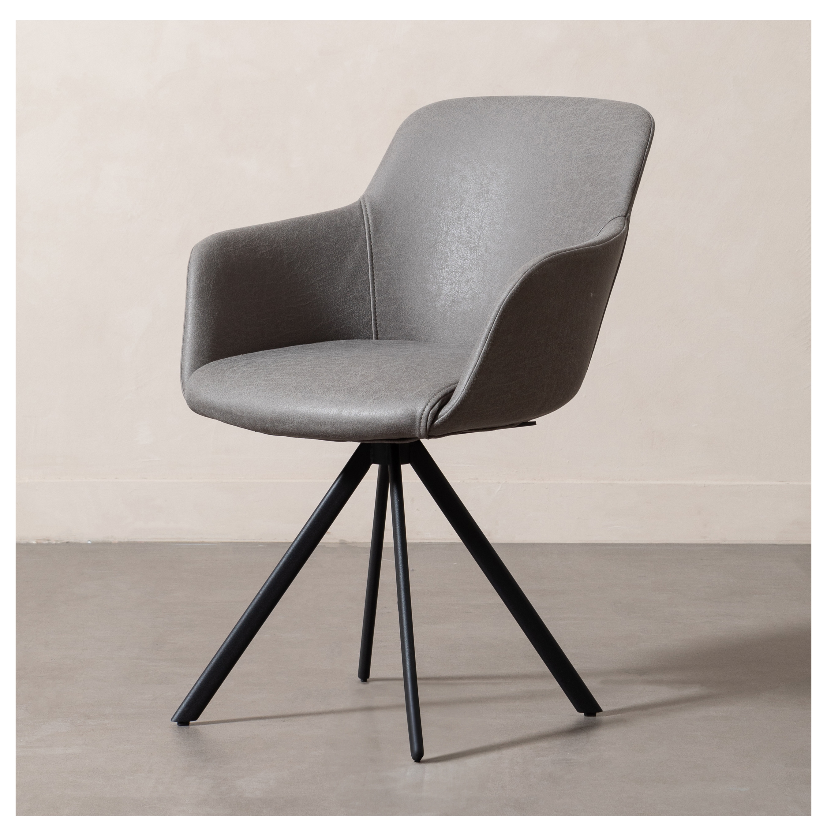 LUCIANO SANDALYE GRİ