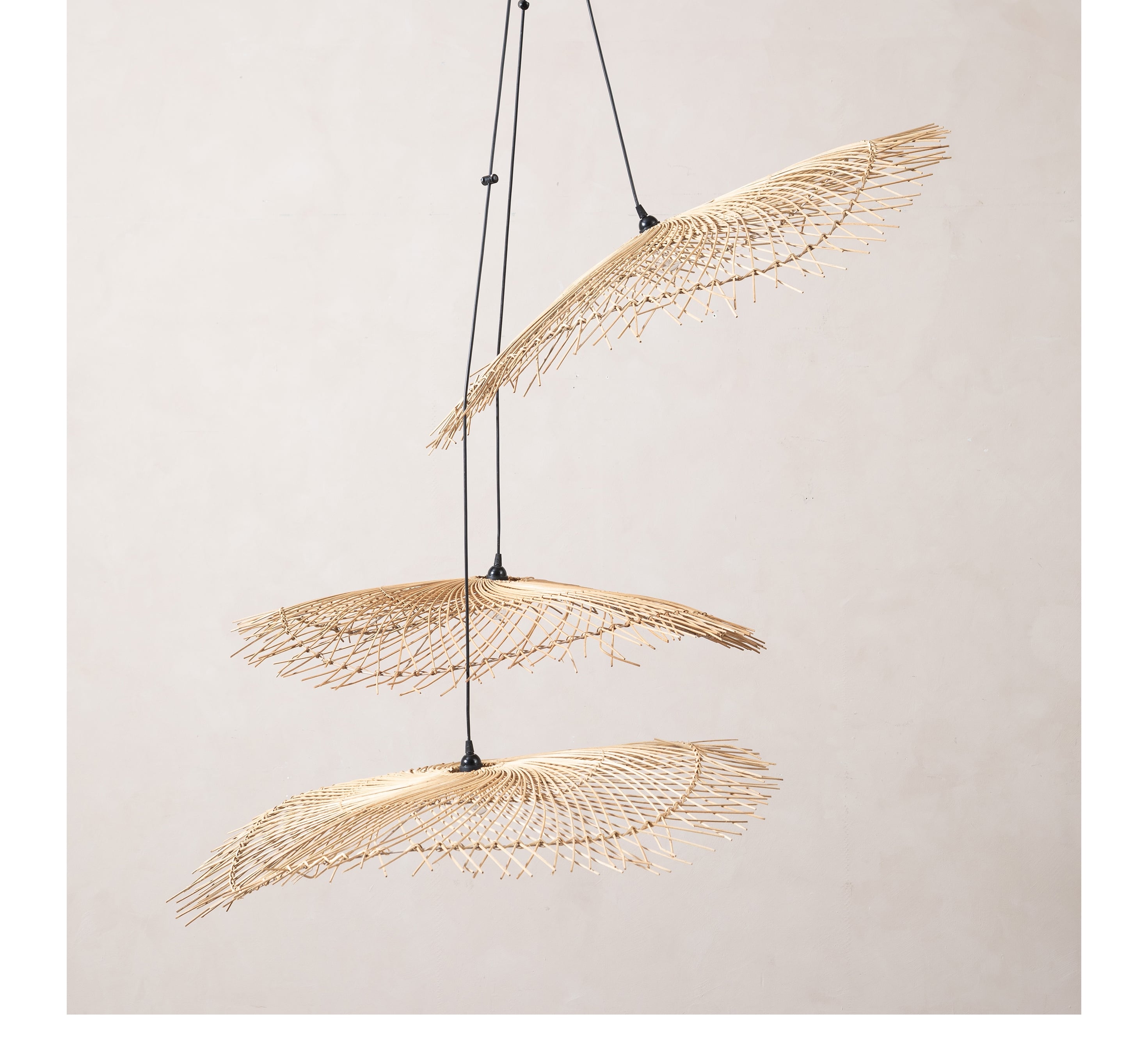 SOMBRERO 3'LÜ RATTAN SARKIT