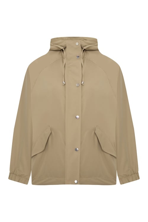  KAPÜŞONLU KISA PARKA