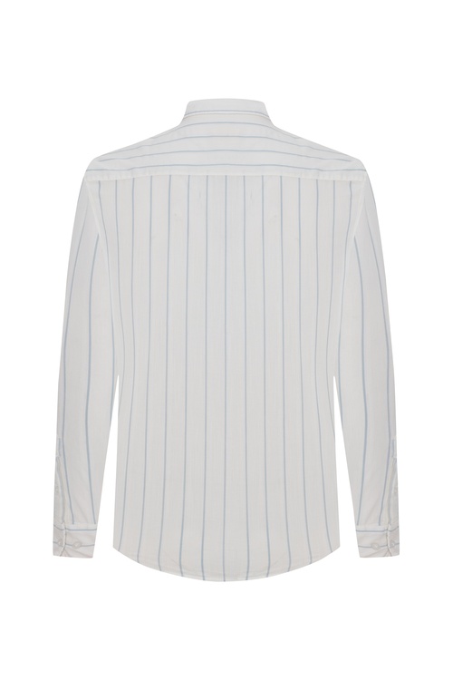  REGULAR FIT ÇİZGİLİ UZUN KOLLU GÖMLEK