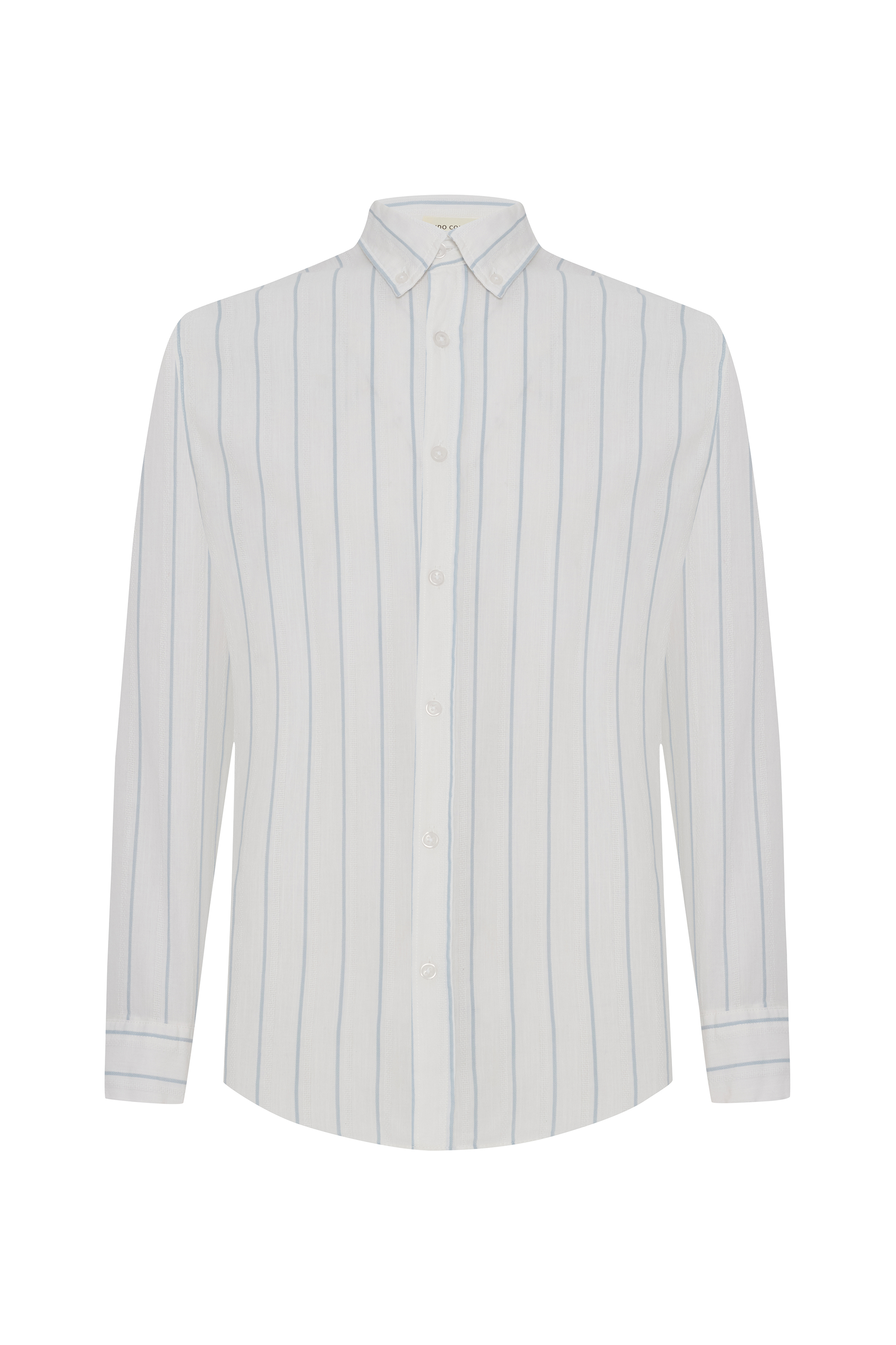 REGULAR FIT ÇİZGİLİ UZUN KOLLU GÖMLEK