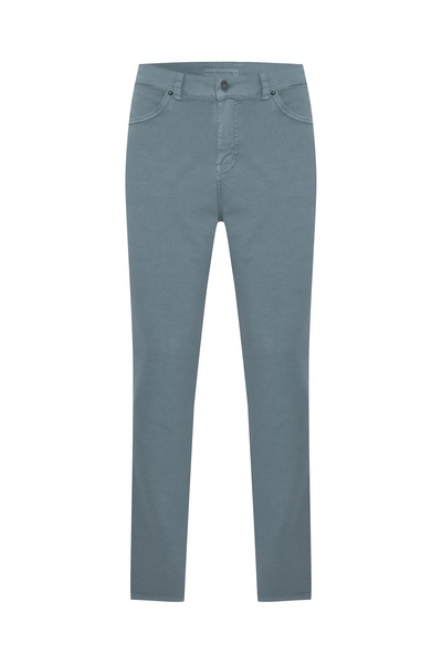 Mudo Tekstürlü Slim Fit Pantolon