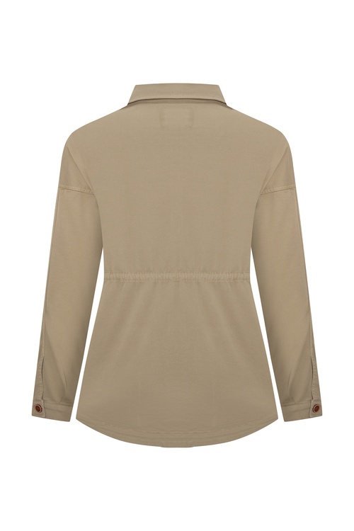  BELİ BAĞLAMALI CASUAL CEKET