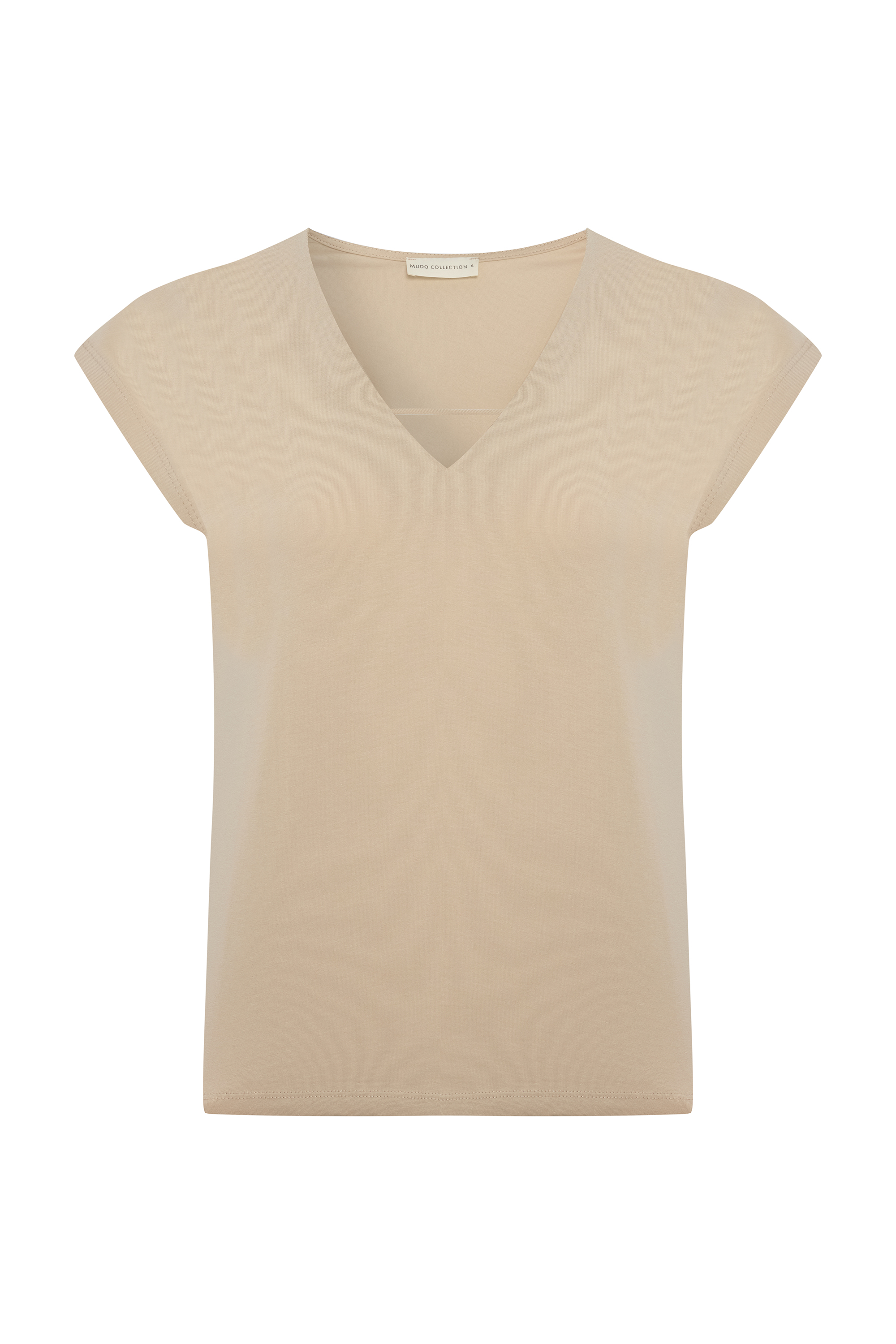 V YAKA LOOSE FIT KISA KOLLU T-SHIRT