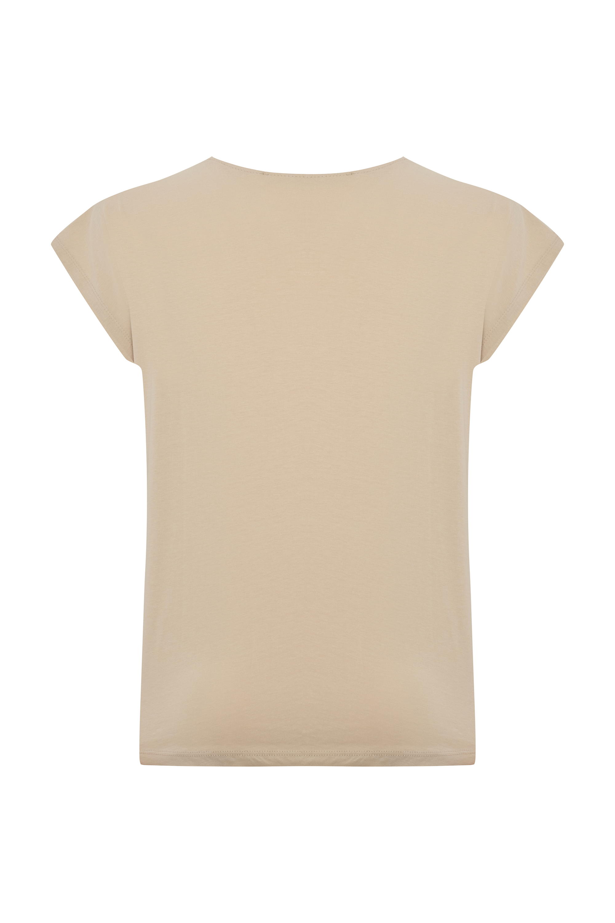 V YAKA LOOSE FIT KISA KOLLU T-SHIRT