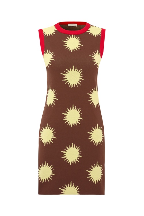  JAKARLI KOLSUZ TRİKO MİNİ ELBİSE