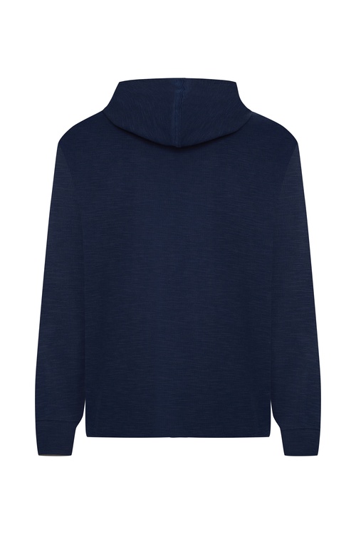  LOOSE FIT KAPÜŞONLU ÖRME SWEATSHIRT