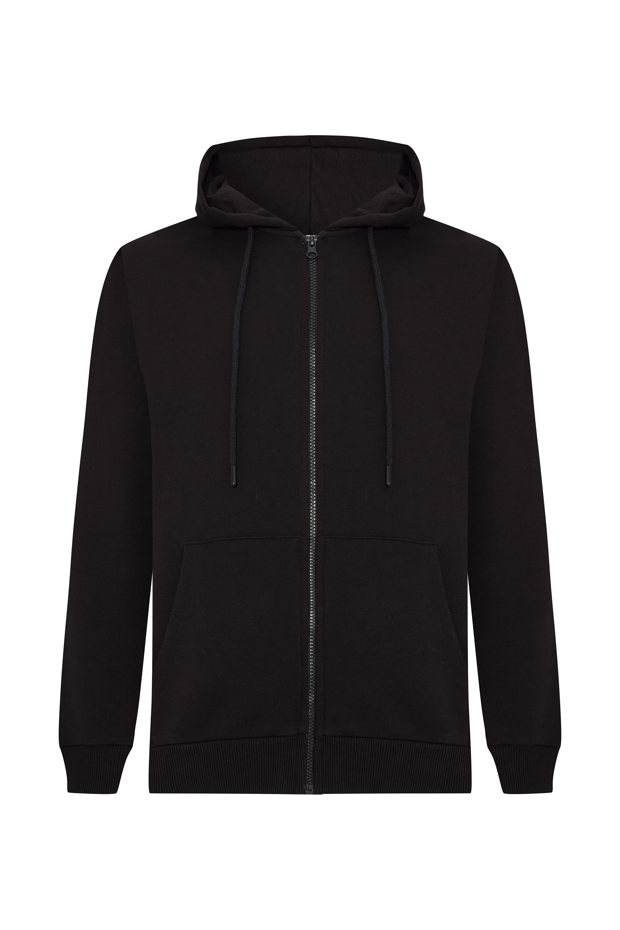 KAPÜŞONLU FERMUARLI SWEATSHIRT