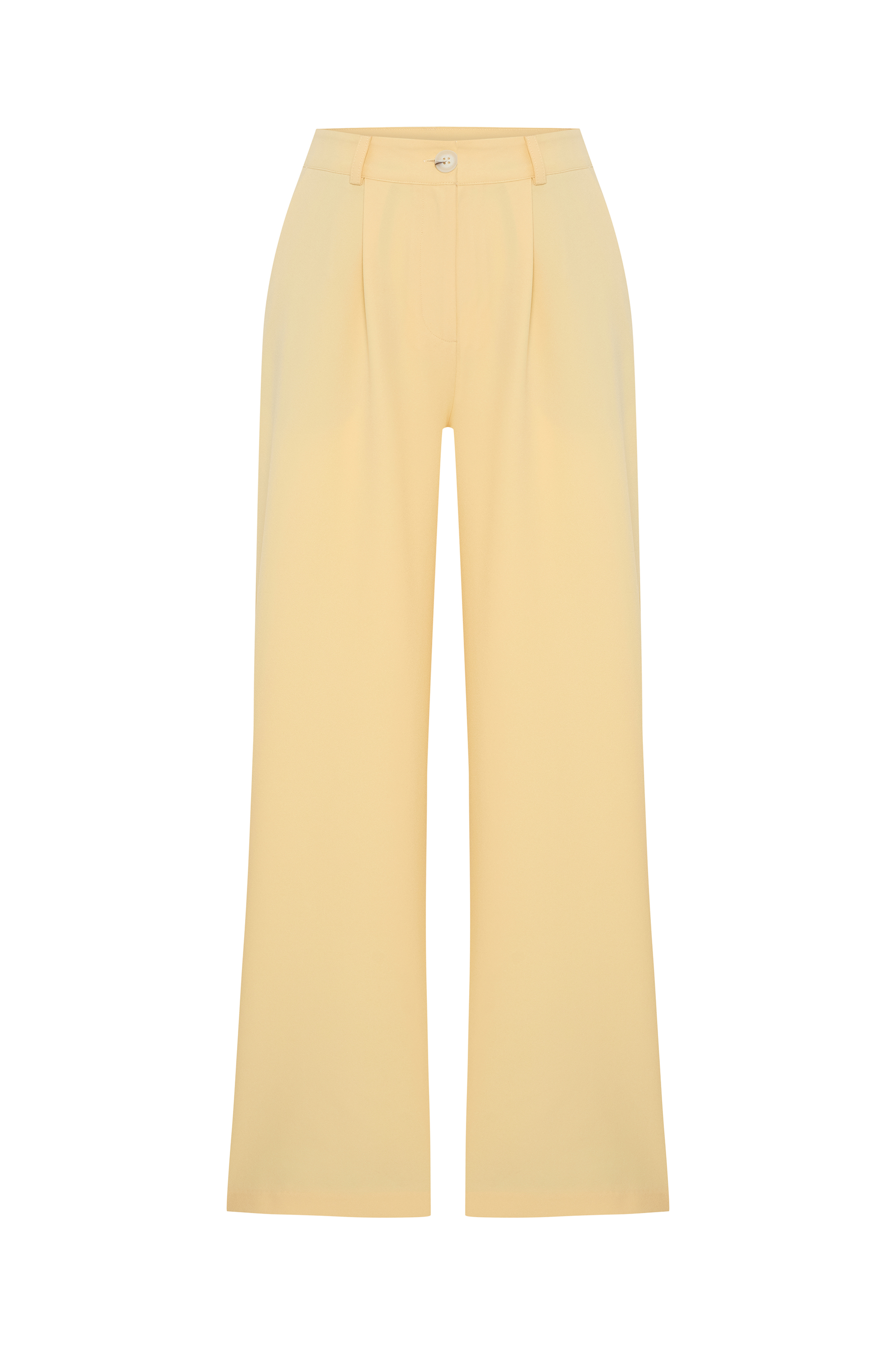 PİLE DETAYLI WIDE LEG PANTOLON