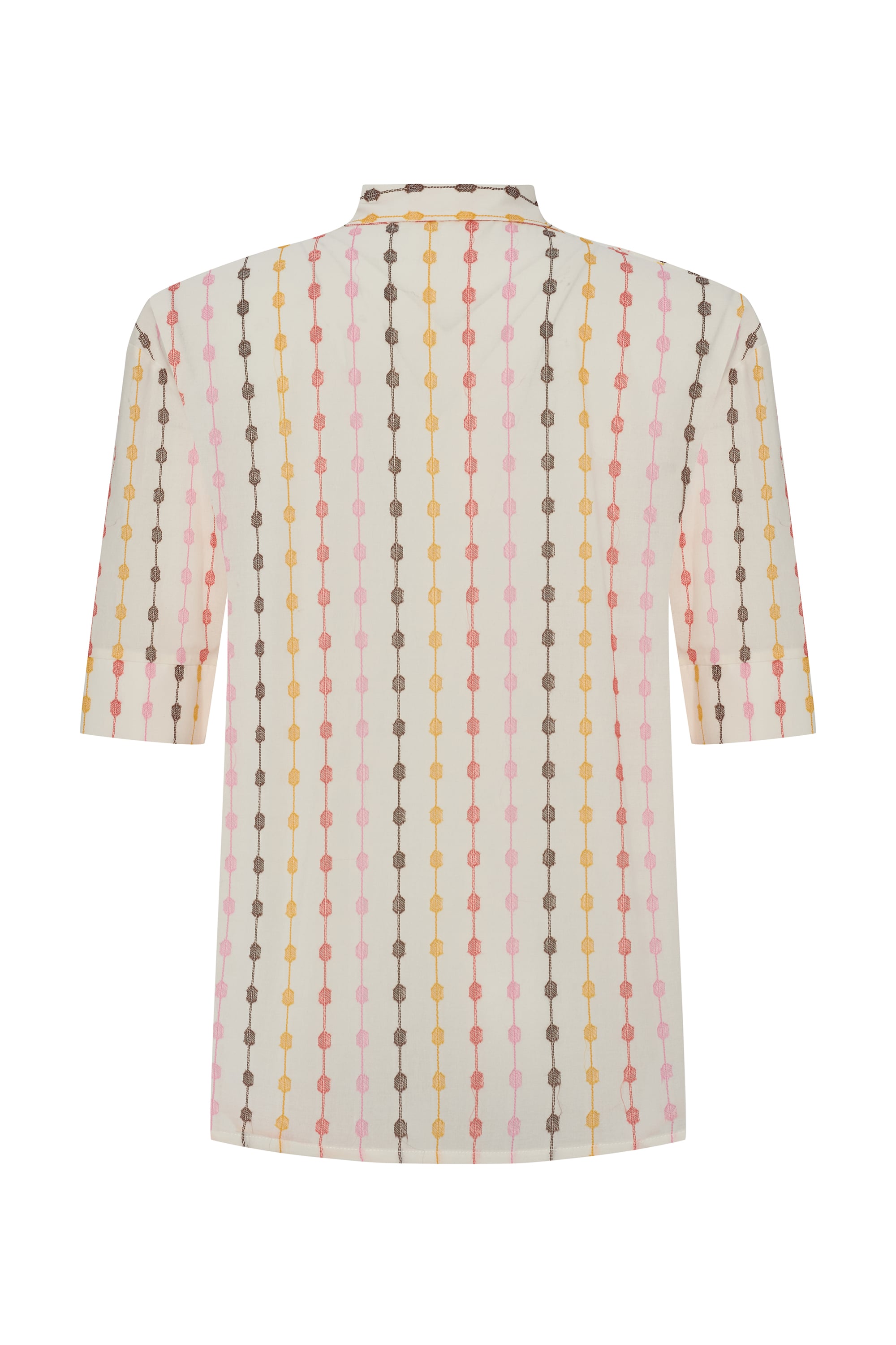 NAKIŞLI 3/4 KOL GÖMLEK