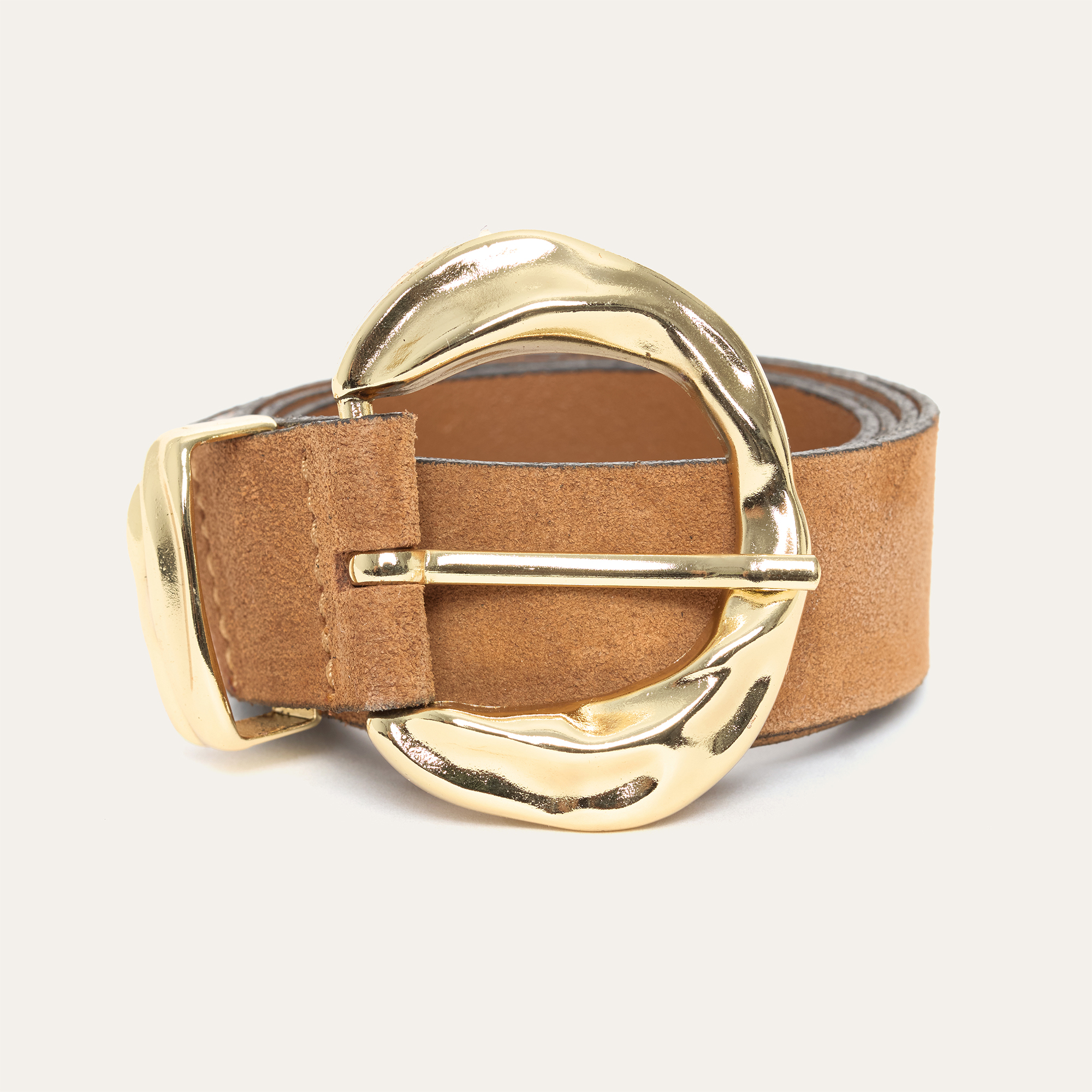 GEOMETRİK TOKALI HAKİKİ DERİ KEMER