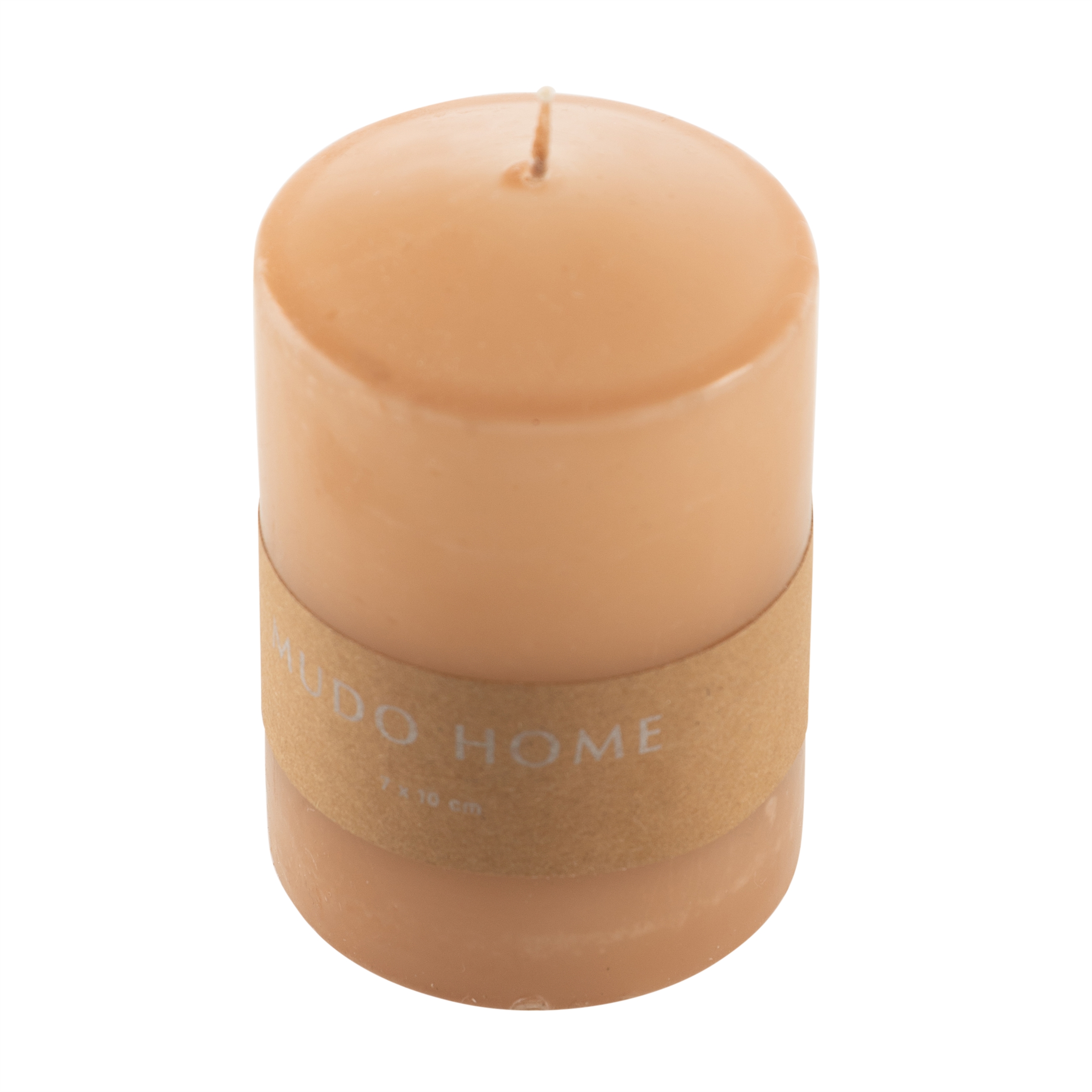 SÜTUN MUM AÇIK KAHVE 7X10CM