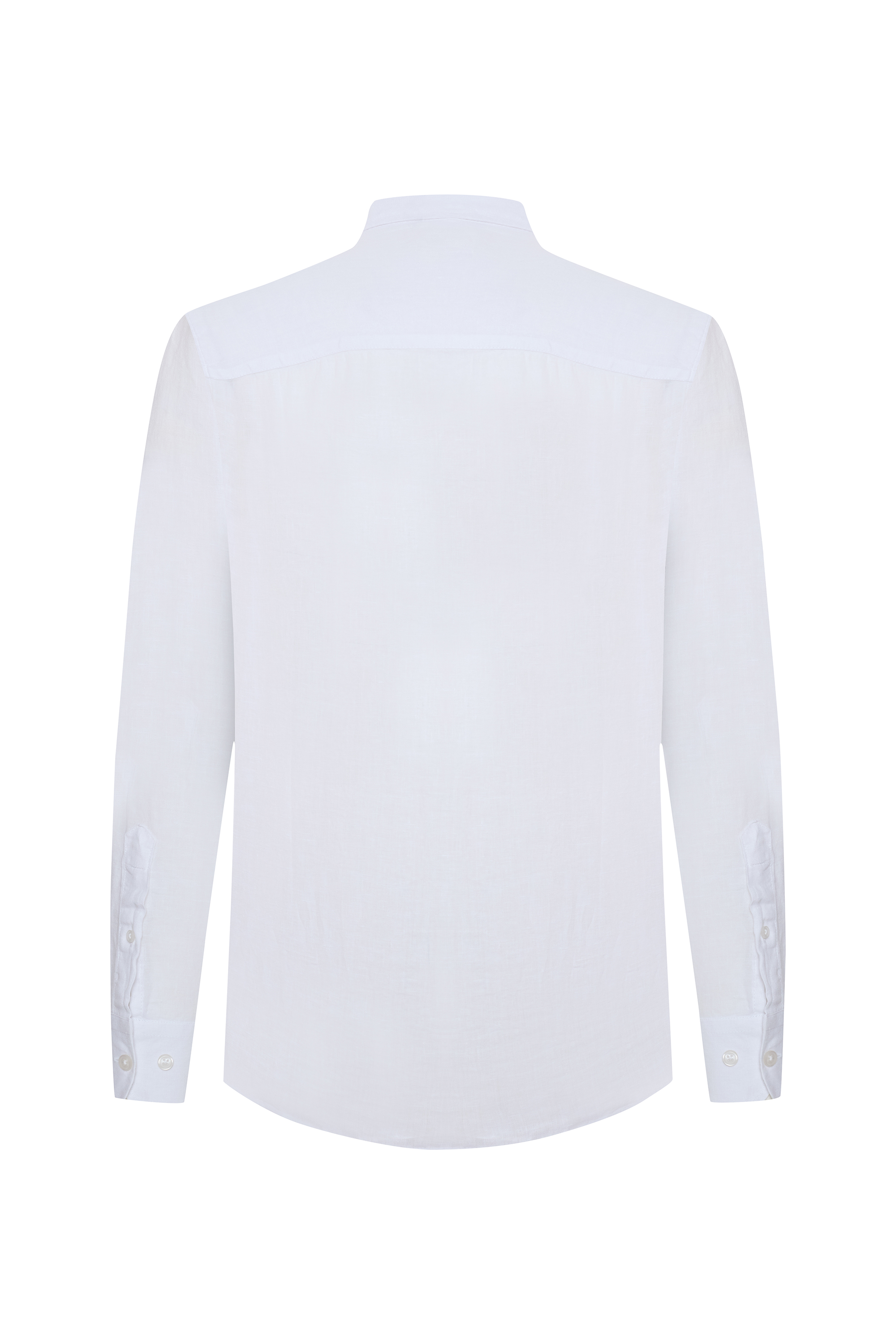 REGULAR FIT TEK CEPLİ UZUN KOLLU GÖMLEK