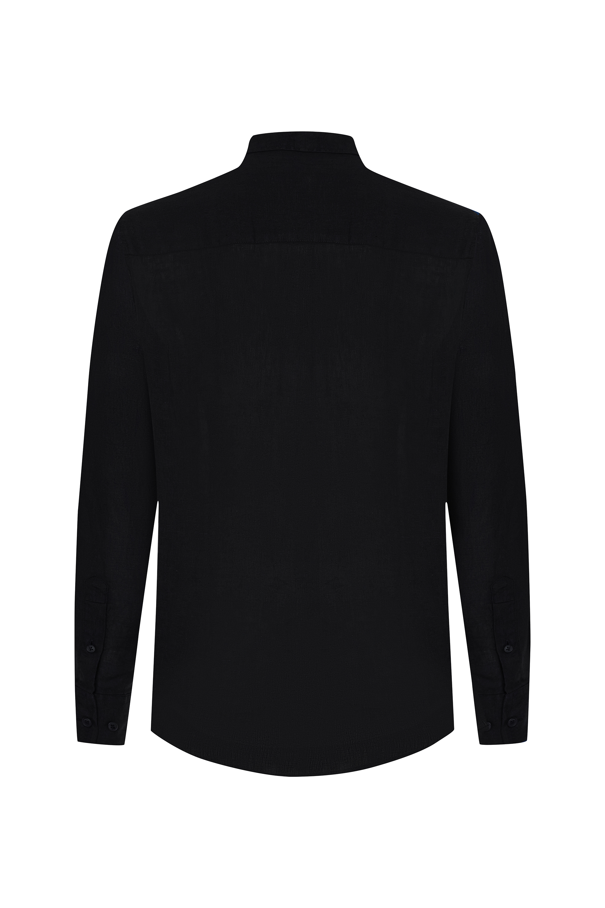 REGULAR FIT TEK CEPLİ UZUN KOLLU GÖMLEK