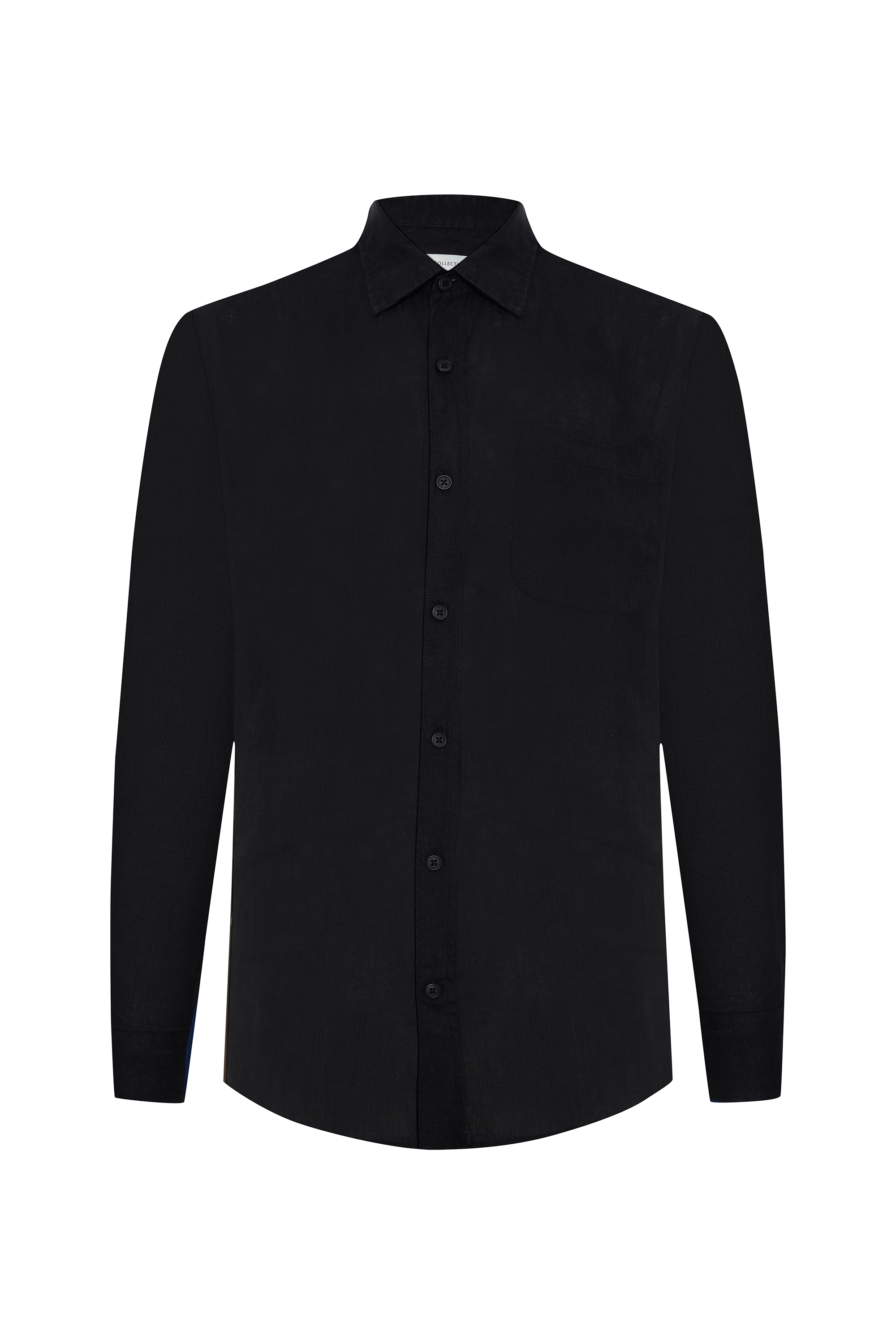 REGULAR FIT TEK CEPLİ UZUN KOLLU GÖMLEK