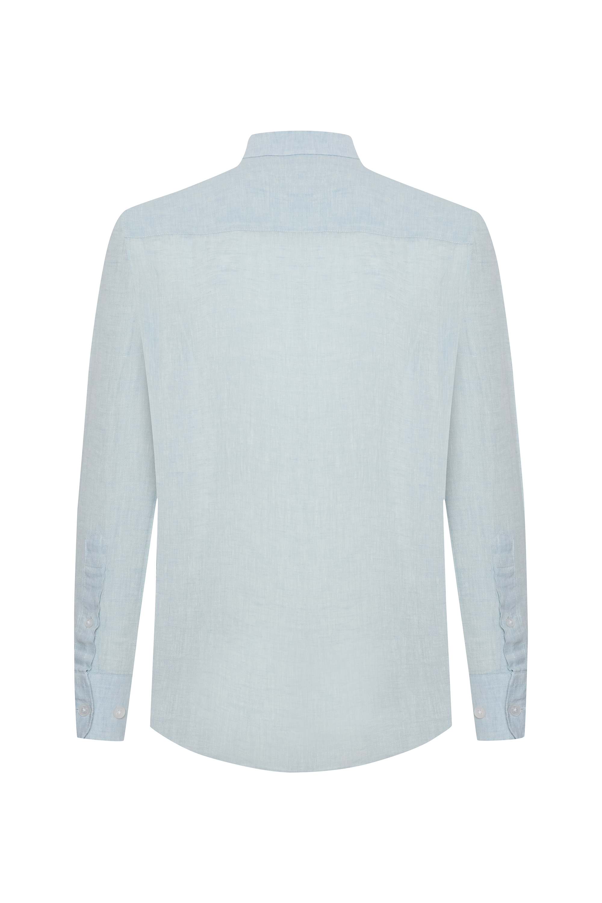 REGULAR FIT TEK CEPLİ UZUN KOLLU GÖMLEK