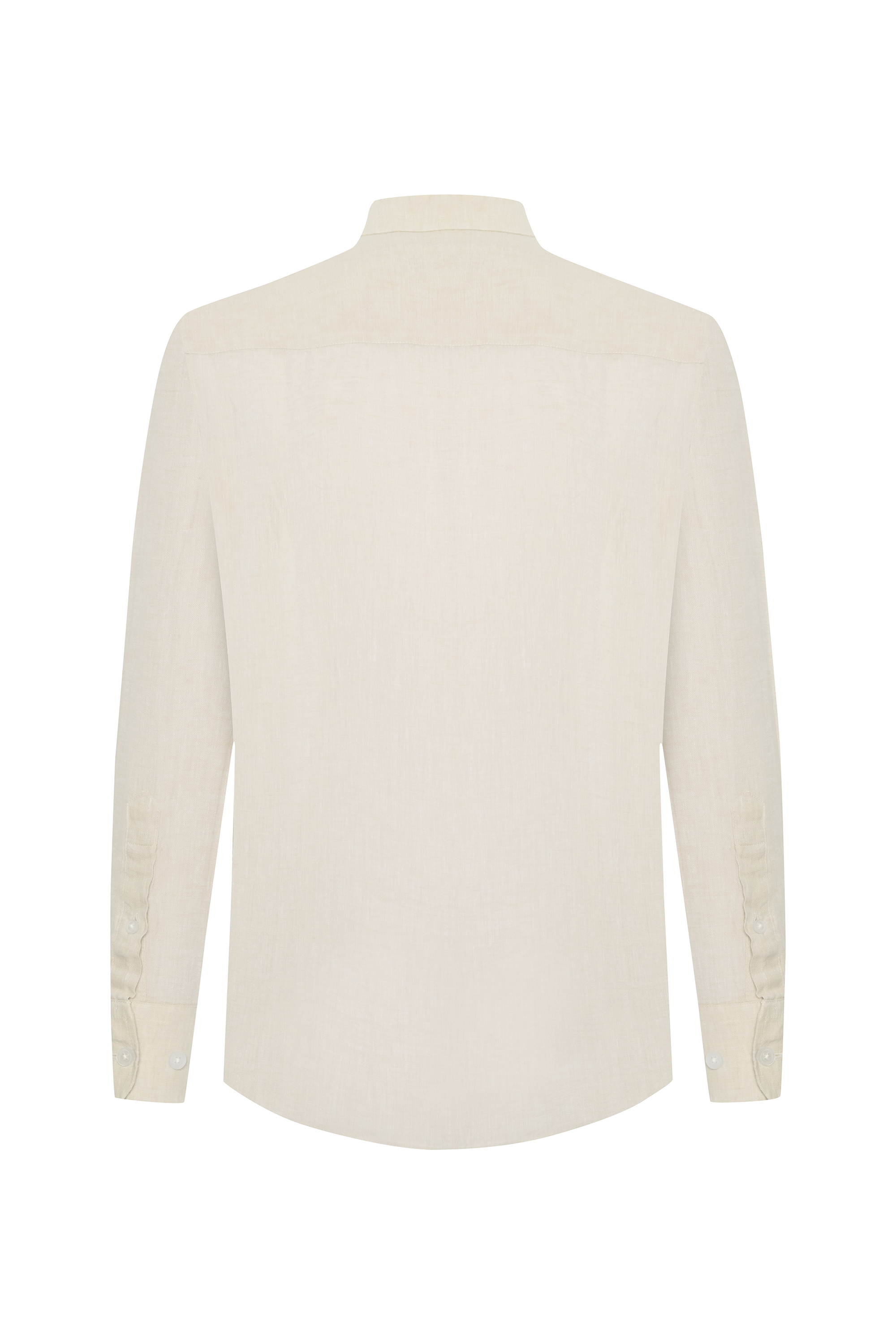 REGULAR FIT TEK CEPLİ UZUN KOLLU GÖMLEK