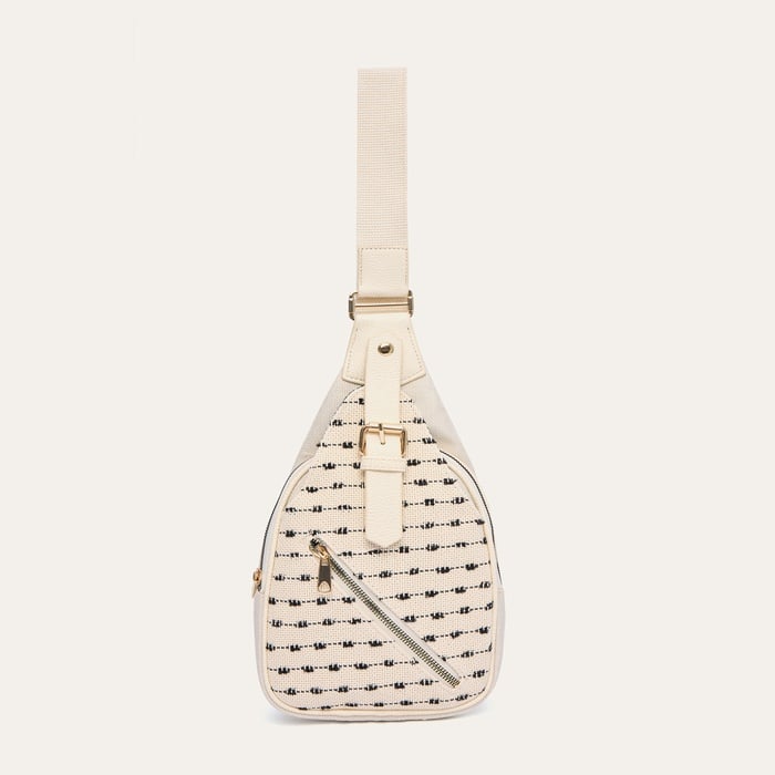 DESENLİ ÇAPRAZ ASKILI BEL ÇANTASI