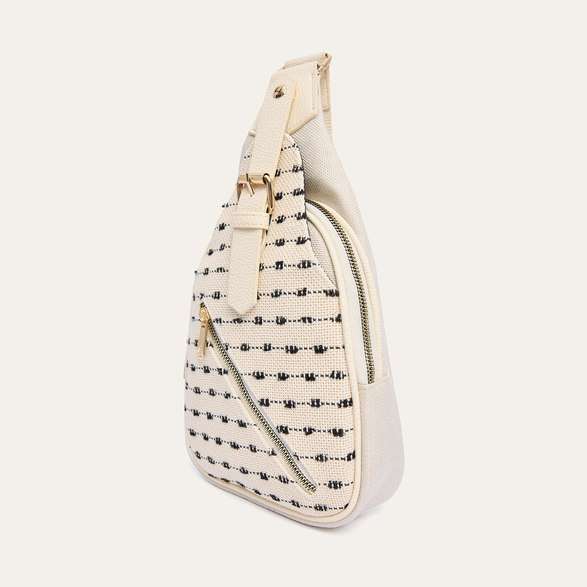 DESENLİ ÇAPRAZ ASKILI BEL ÇANTASI