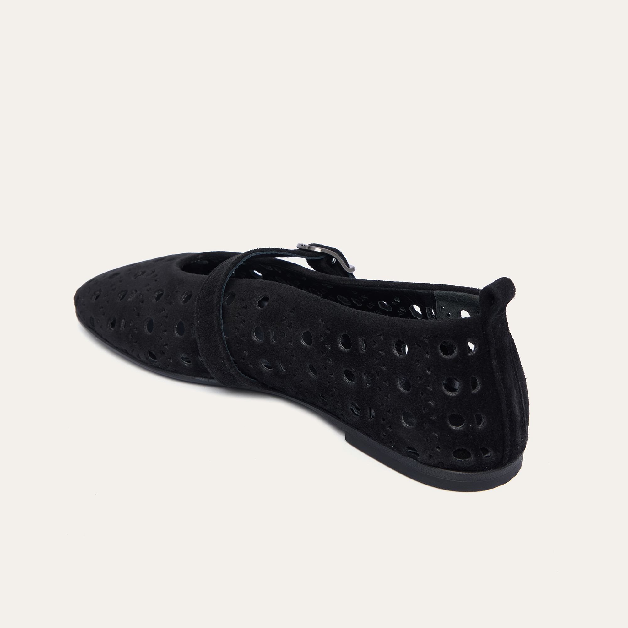 KEMERLİ FİLE GÖRÜNÜMLÜ SÜET BABET