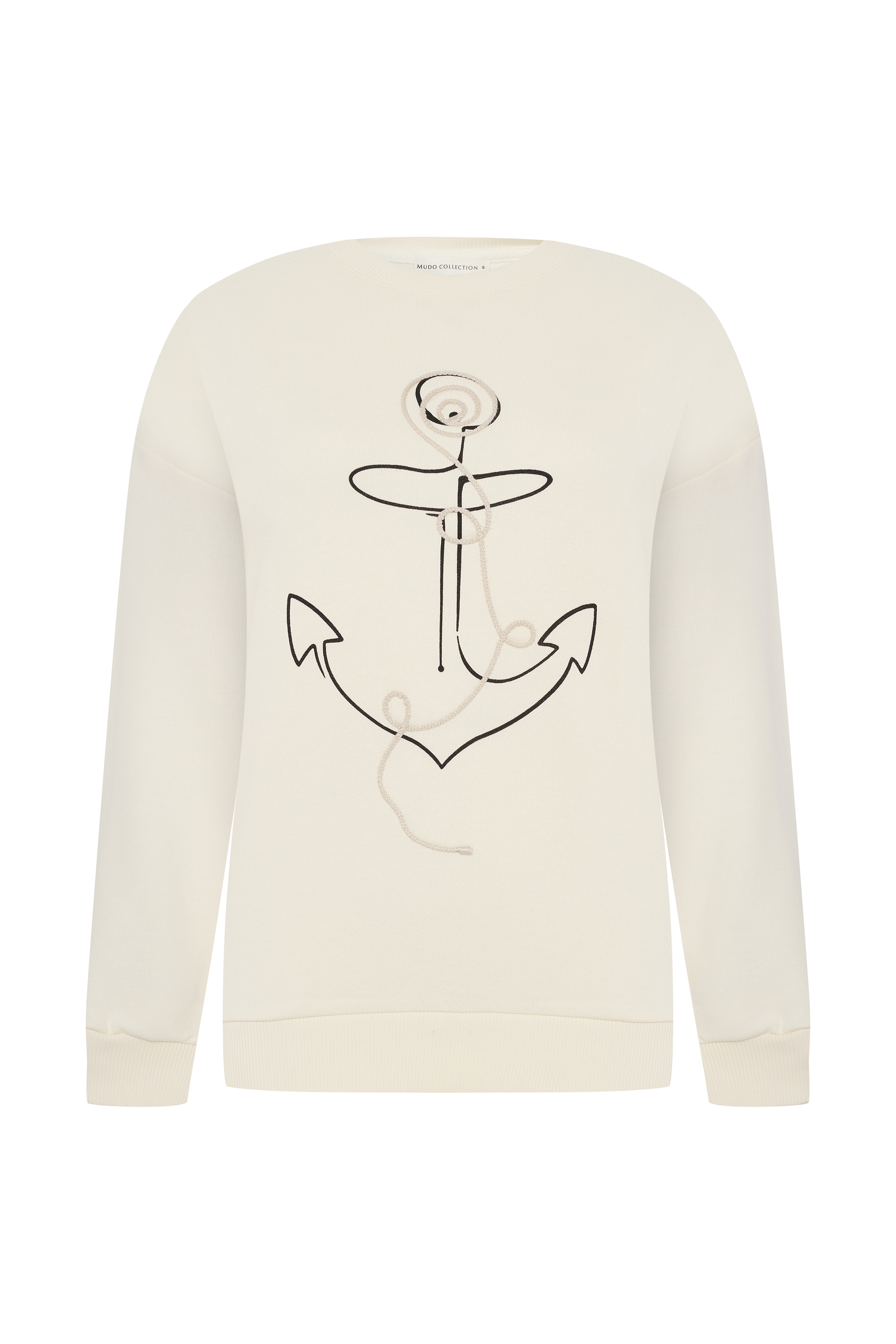 LOOSE FIT NAKIŞLI SWEATSHIRT