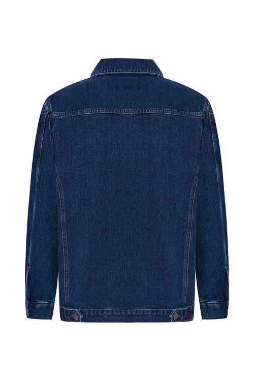  ÇOK CEPLİ JEAN CEKET