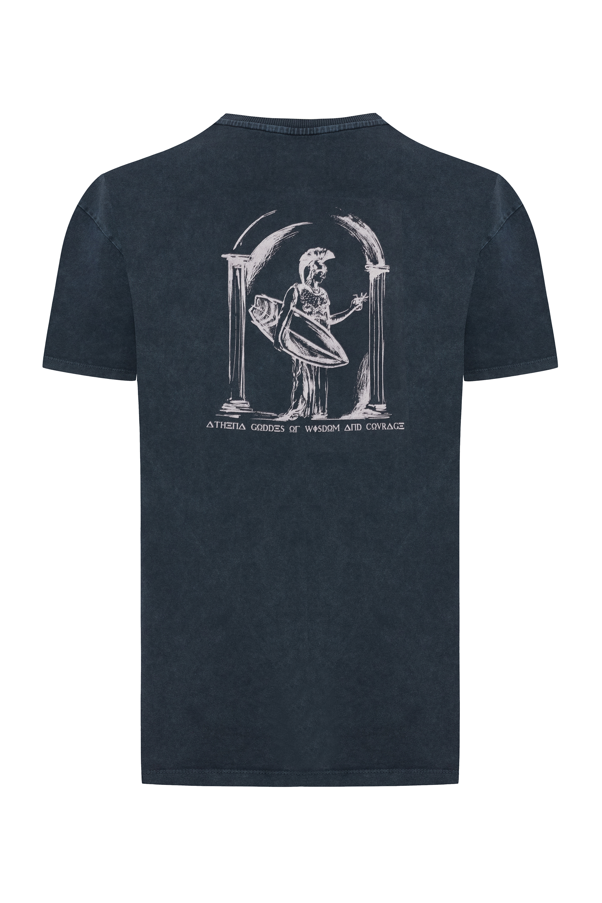 MİTOLOJİK BASKILI OVERSIZE KISA KOLLU T-SHIRT