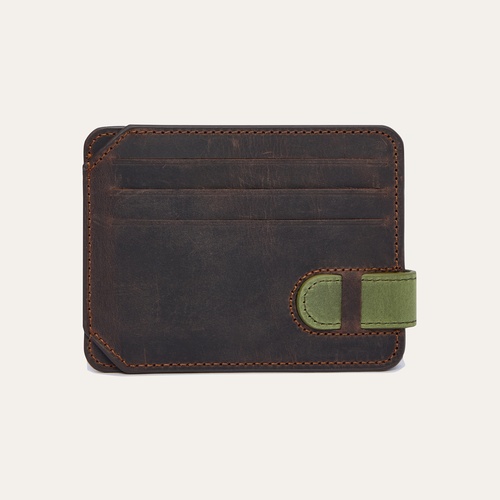  HAKİKİ DERİ DİKİŞ DETAYLI KARTLIK