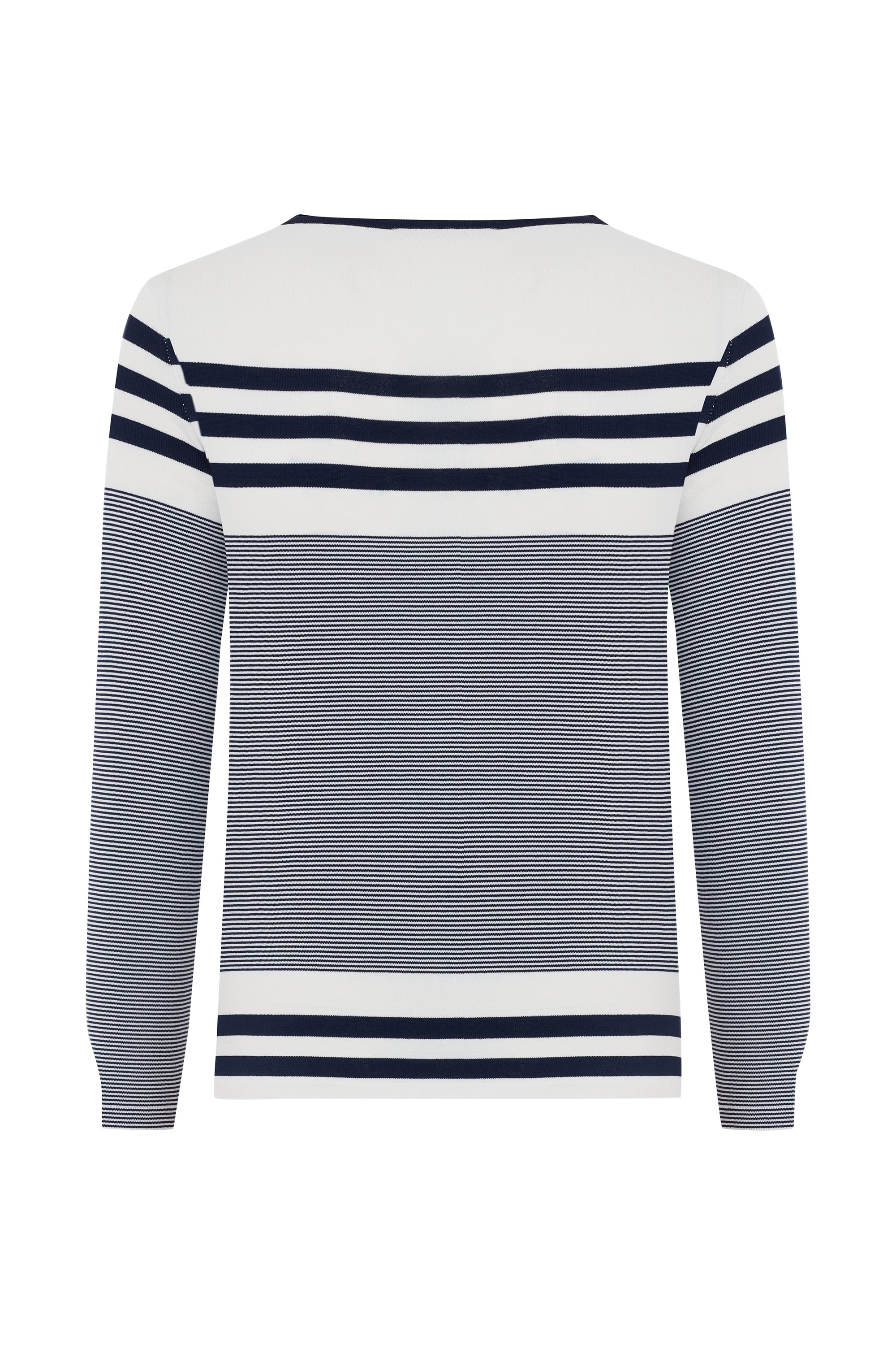 LOOSE FIT ÇİZGİLİ TRİKO KAZAK