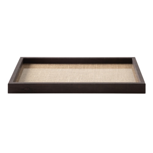  BROWN DEKORATİF TEPSİ 24X39 CM